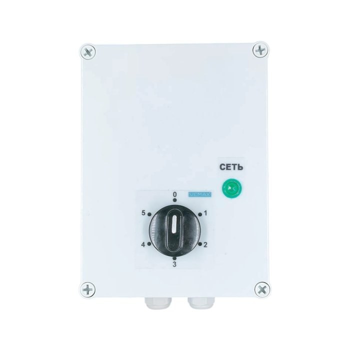 Пятиступенчатый трансформаторный регулятор скорости BVM ТРСВ1-3,5