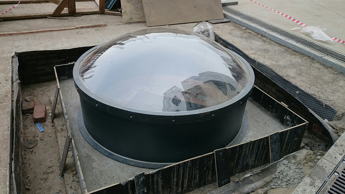Одностворчатый дымовой люк mcr PROLIGHT-S1 R