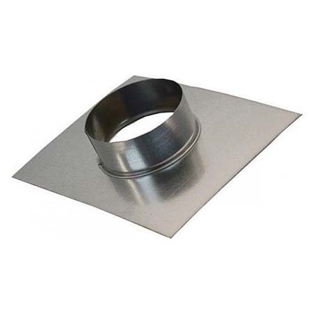 Торцевая площадка (фланец) Ø110 оцинк. сталь
