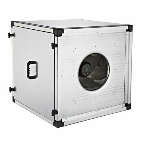 Квадратный канальный вентилятор с назад загнутыми лопатками BKKF 450 M