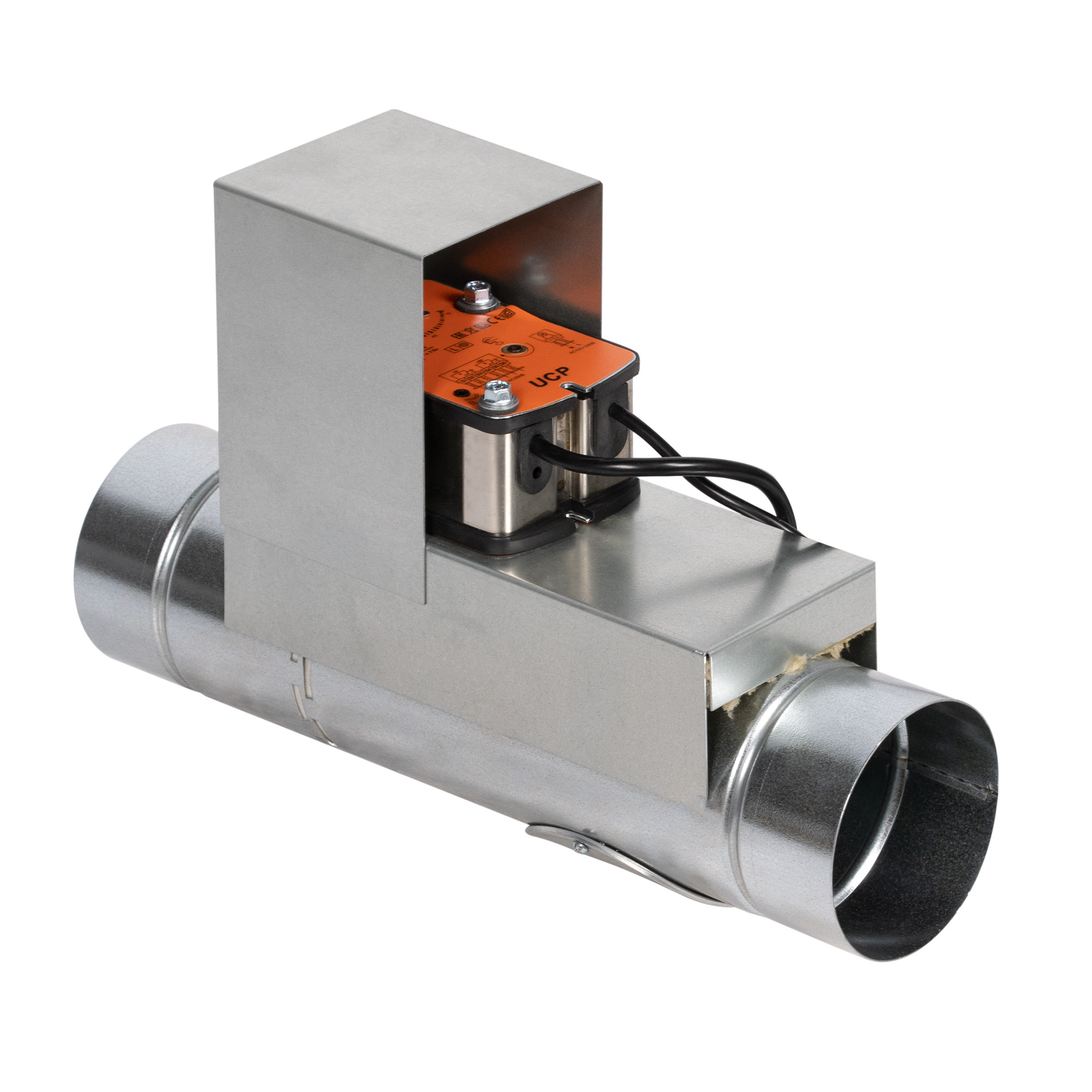 Клапан противопожарный SHUFT SHFDO-90-O-d100-MB24-F-0-0-0