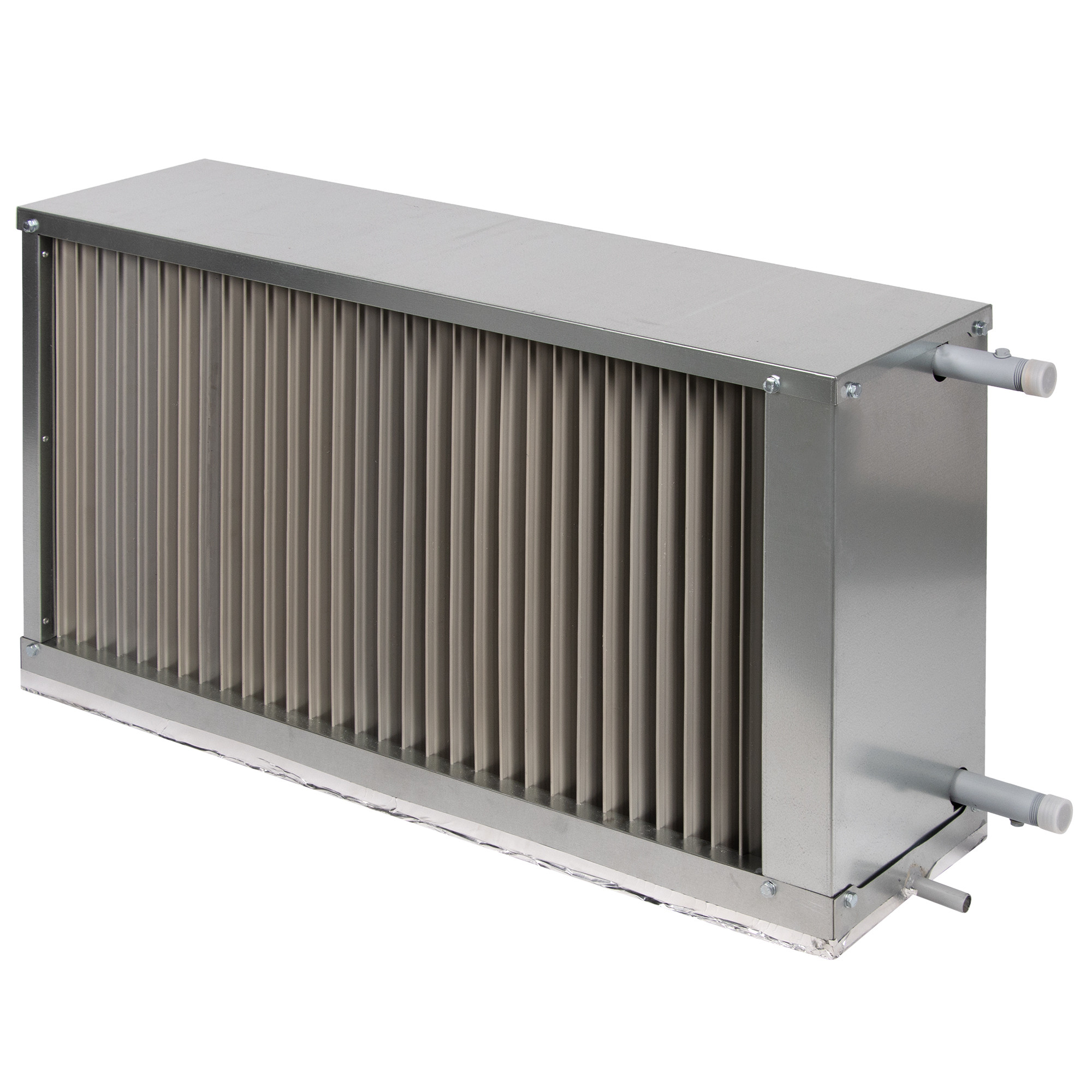 Охладитель водяной для прямоугольных каналов SHUFT WHR-W 600x350-4