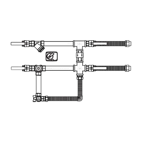 Узел регулирования для тепловой завесы AIRS 25-10-3-S-TZ-7