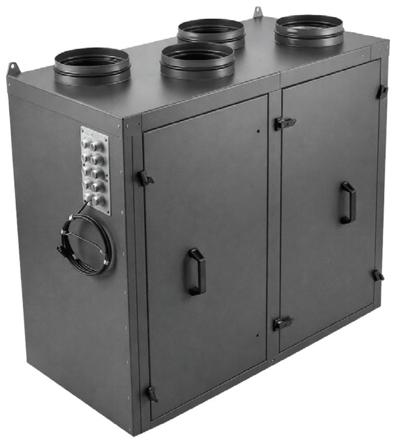 Приточно-вытяжная установка с роторным рекуператором RWN-RR-7400(50c)-ЕС(B500)-НЕ24-Vertical(N)