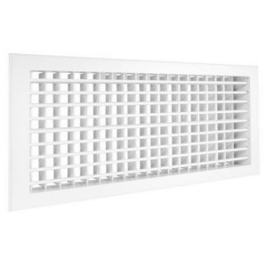 Настенная двурядная решётка ZILON 2 WA 400*300