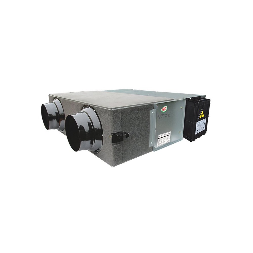 Приточно-вытяжная вентиляционная установка ROYAL Clima SOFFIO UNO RCS-1800-U+RCE-WFM