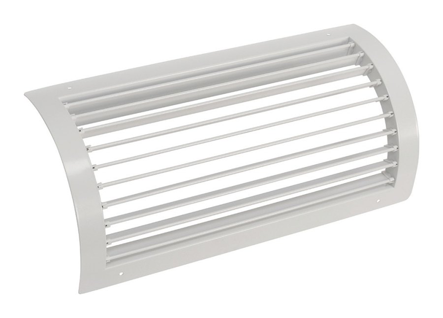 Решётка для круглого воздуховода РВ-1-D Ø200 400×125 Решётка для круглого воздуховода РВ-1-D Ø200 400×125