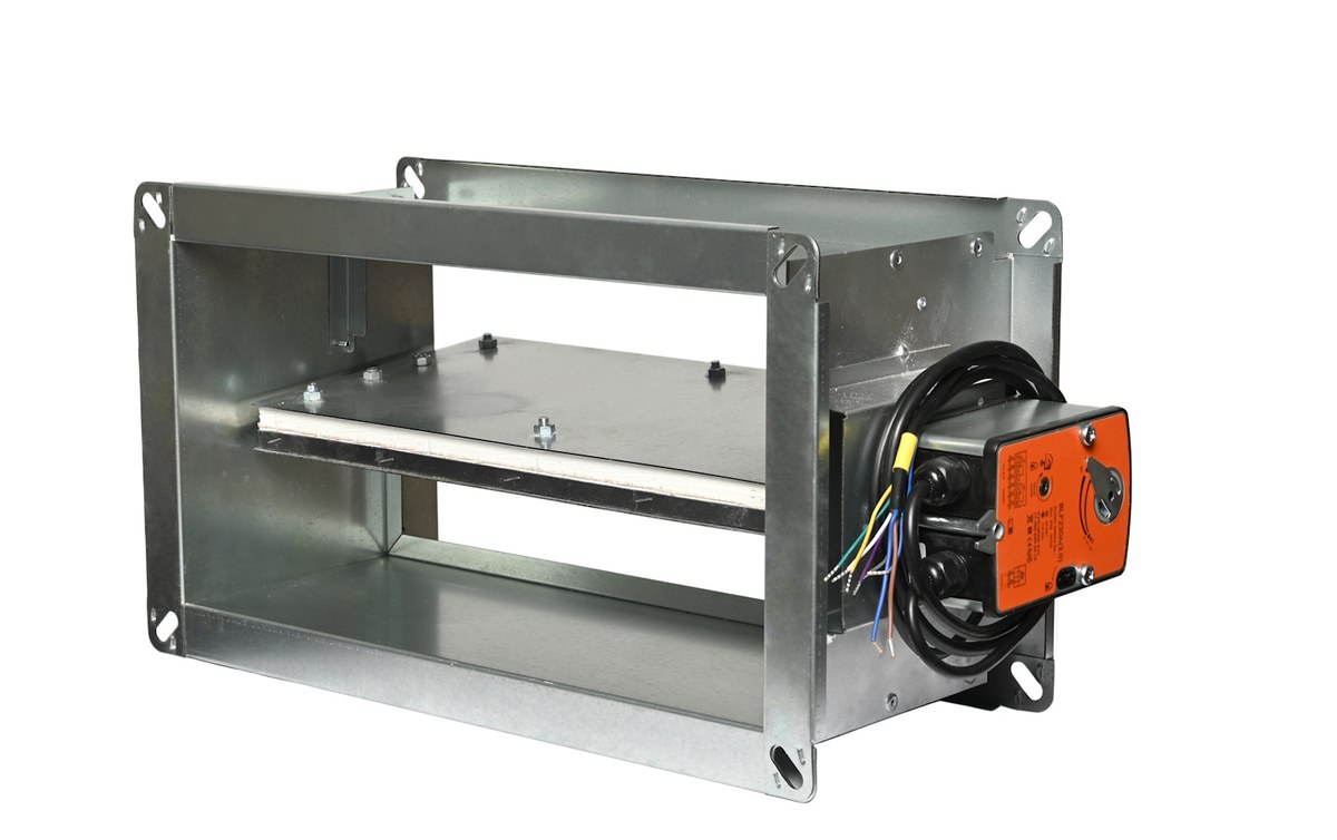 Клапан противопожарный ВЕЛЕС ОЗП EI 90 НЗ LES(220) 800×800 канальный