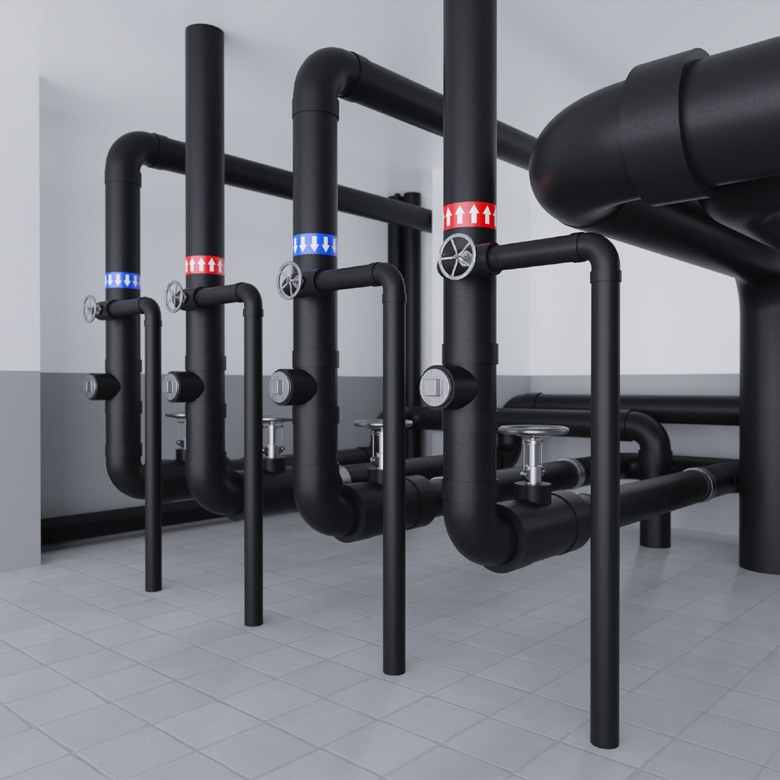 Трубка теплоизоляционная РУ-ФЛЕКС СТ 40×48 мм, 2 м