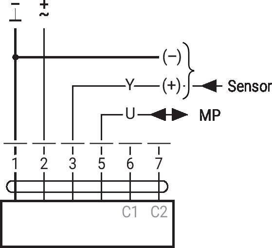 LM24A-MOD — Схема подключения